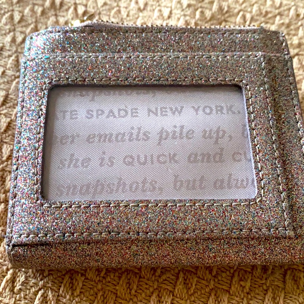 Kate Spade Lola Glitter bifold wallet